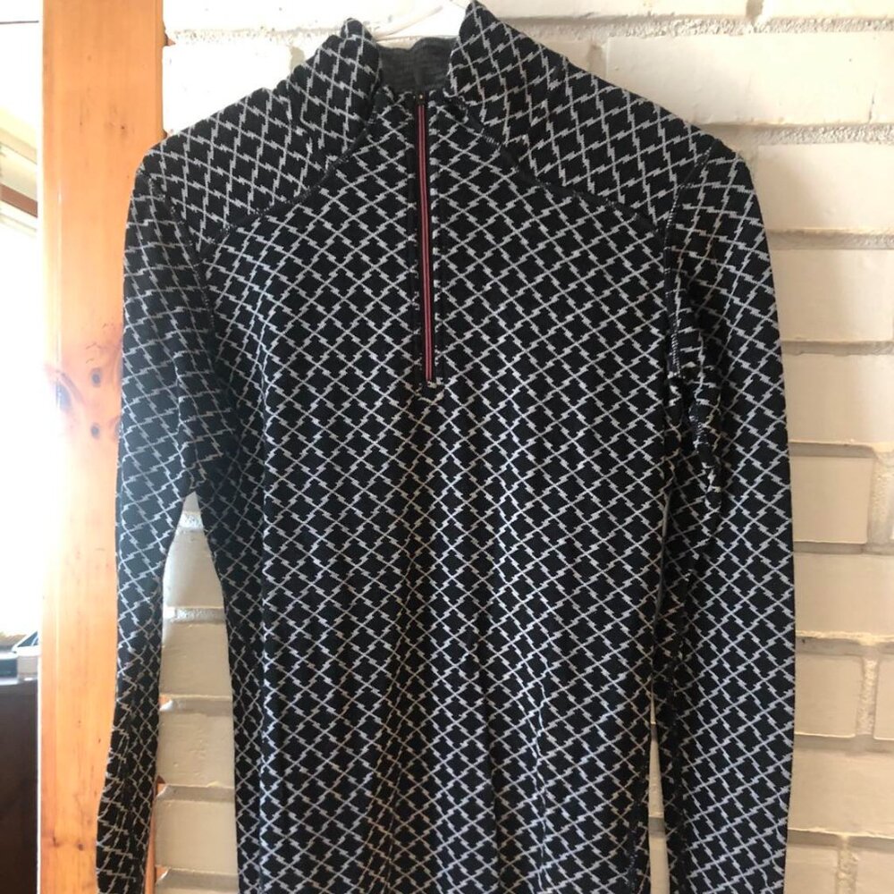 SMARTWOOL men 100% merino wool  quarter zip sweater Medium